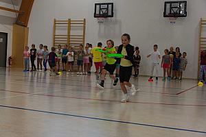 Zábavné dopoledne s prvňáky 4.9.2026, foto: K. Němečková Hospodářská, J. Švec
