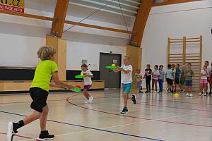 Zábavné dopoledne s prvňáky 4.9.2026, foto: K. Němečková Hospodářská, J. Švec
