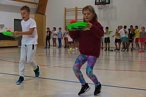 Zábavné dopoledne s prvňáky 4.9.2026, foto: K. Němečková Hospodářská, J. Švec