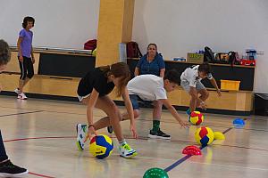 Zábavné dopoledne s prvňáky 4.9.2026, foto: K. Němečková Hospodářská, J. Švec