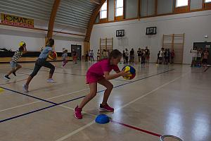Zábavné dopoledne s prvňáky 4.9.2026, foto: K. Němečková Hospodářská, J. Švec