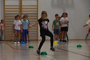 Zábavné dopoledne s prvňáky 4.9.2026, foto: K. Němečková Hospodářská, J. Švec