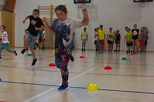 Zábavné dopoledne s prvňáky 4.9.2026, foto: K. Němečková Hospodářská, J. Švec