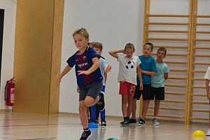 Zábavné dopoledne s prvňáky 4.9.2026, foto: K. Němečková Hospodářská, J. Švec