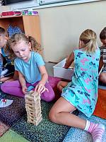 Zábavné dopoledne s prvňáky 4.9.2026, foto: K. Němečková Hospodářská, J. Švec