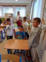 Zábavné dopoledne s prvňáky 4.9.2026, foto: K. Němečková Hospodářská, J. Švec