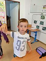 Zábavné dopoledne s prvňáky 4.9.2026, foto: K. Němečková Hospodářská, J. Švec