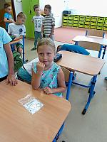 Zábavné dopoledne s prvňáky 4.9.2026, foto: K. Němečková Hospodářská, J. Švec