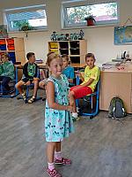 Zábavné dopoledne s prvňáky 4.9.2026, foto: K. Němečková Hospodářská, J. Švec
