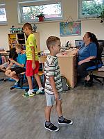 Zábavné dopoledne s prvňáky 4.9.2026, foto: K. Němečková Hospodářská, J. Švec