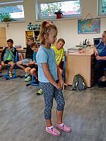 Zábavné dopoledne s prvňáky 4.9.2026, foto: K. Němečková Hospodářská, J. Švec