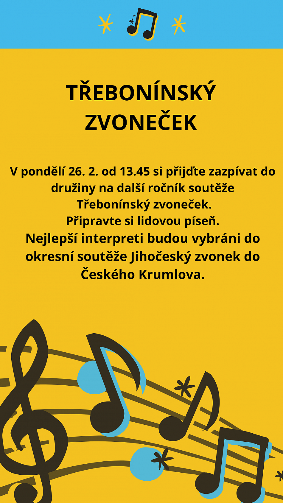 Třebonínský Zvoneček 26.2.2024