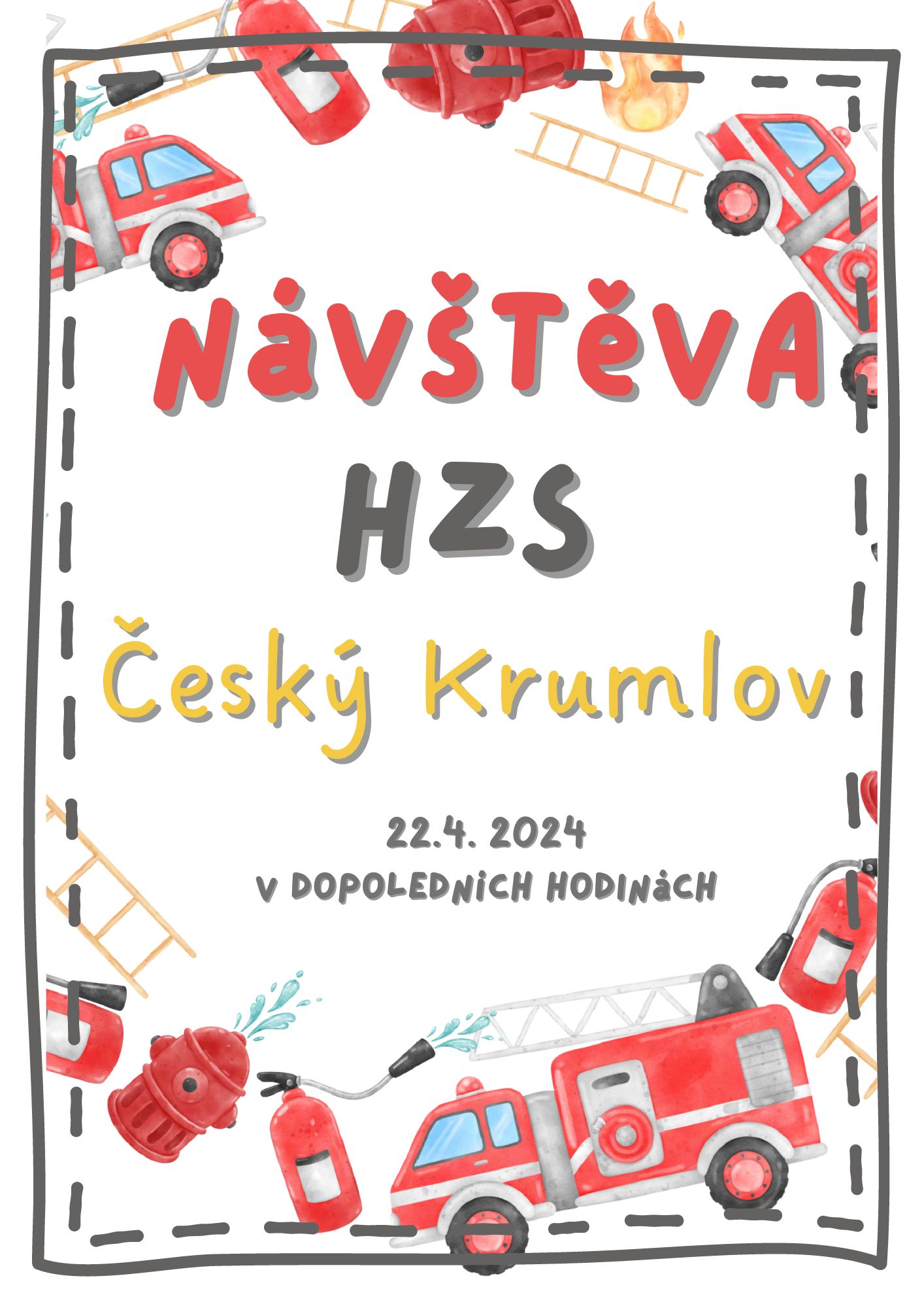 Návštěva HZS Český Krumlov 22.4.2024