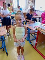 Zábavné dopoledne s prvňáky 6.9.2024, foto: Karla Němečková Hospodářská
