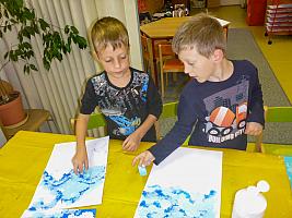 Zářijové výtvarné tvoření ŠD 27.9.2024, foto: Nepivodová Dana