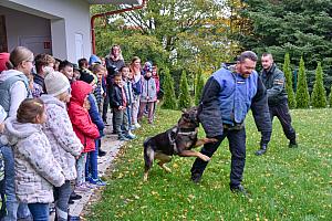 Ukázka výcviku služebního psa, foto: Jan Švec