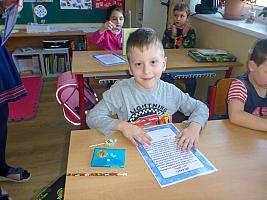 Pololetní vysvědčení v I. třídě, foto: Nepivodová Dana