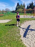 Cesta za velikonočním zajíčkem ve II. třídě 16.4.2025, foto: M. Mičanová, P. Horáková