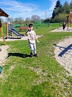 Cesta za velikonočním zajíčkem ve II. třídě 16.4.2025, foto: M. Mičanová, P. Horáková