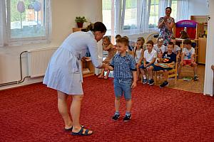 Rozloučení s předškoláky 2025, autor: Mgr. Jan Švec , učitelky MŠ